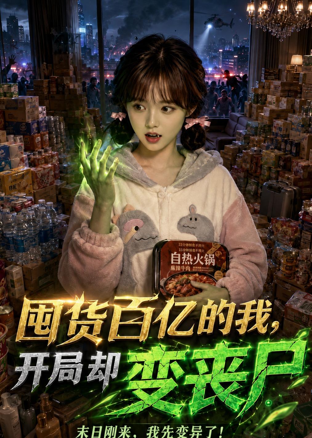 囤货百亿的我，开局却变丧尸海报
