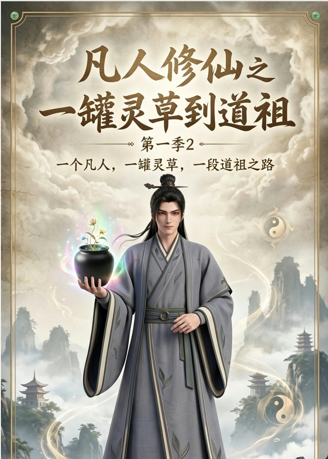 凡人修仙之一罐灵草到道祖第一季2海报