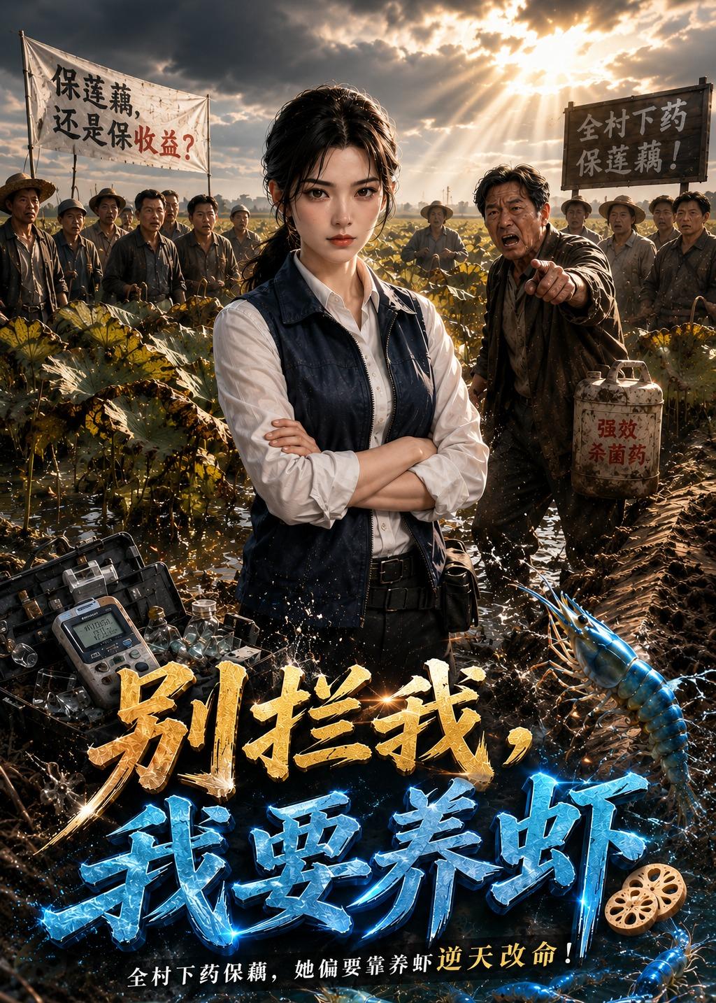 别拦我，我要养虾海报