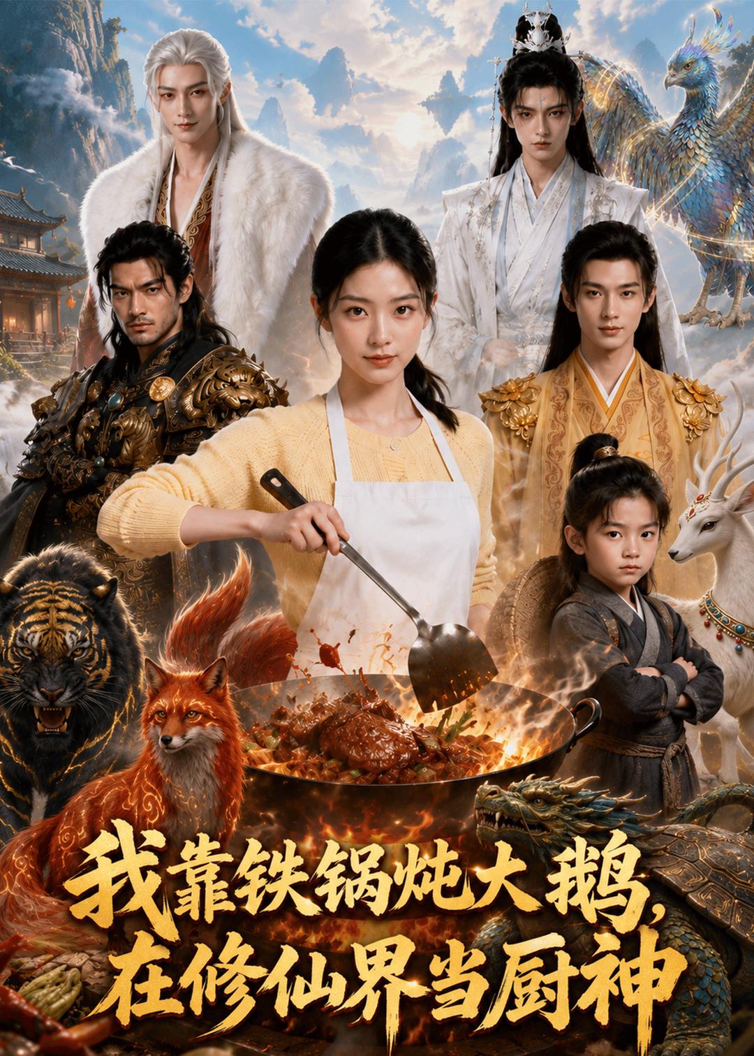 我靠铁锅炖大鹅，在修仙界当厨神海报