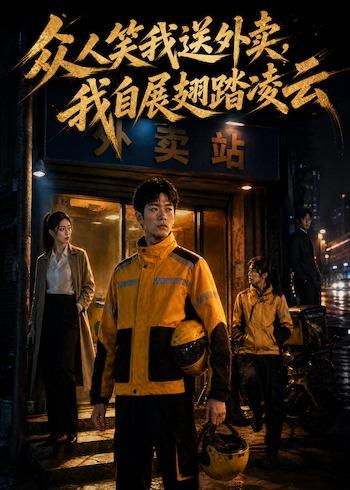 众人笑我送外卖，我自展翅踏凌云海报
