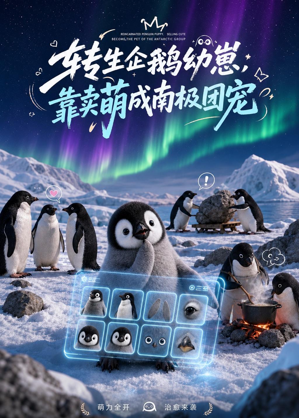 转生企鹅幼崽，靠卖萌成南极团宠海报