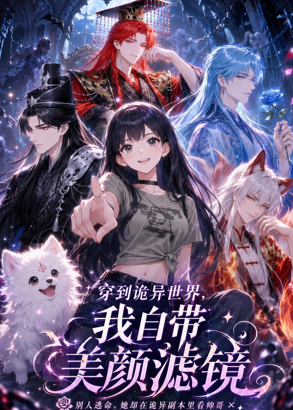 穿到诡异世界，我自带美颜滤镜海报