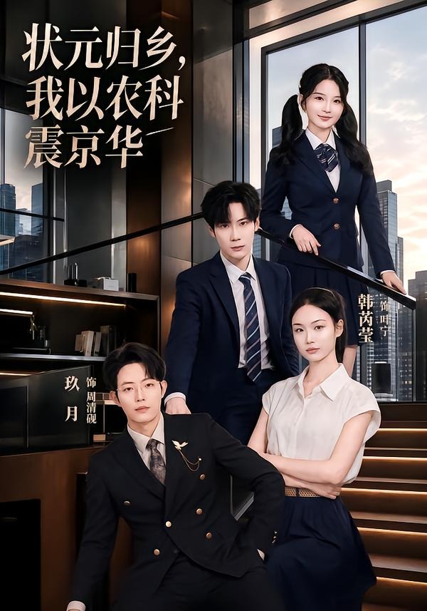 状元归乡，我以农科震京华海报