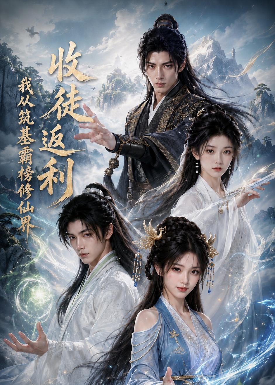收徒返利，我从筑基霸榜修仙界海报