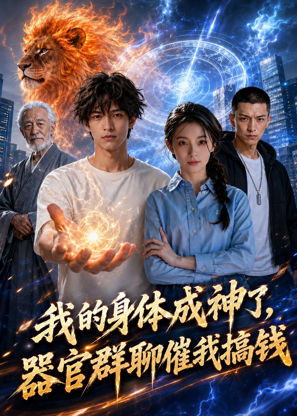 我的身体成神了，器官群聊催我搞钱海报