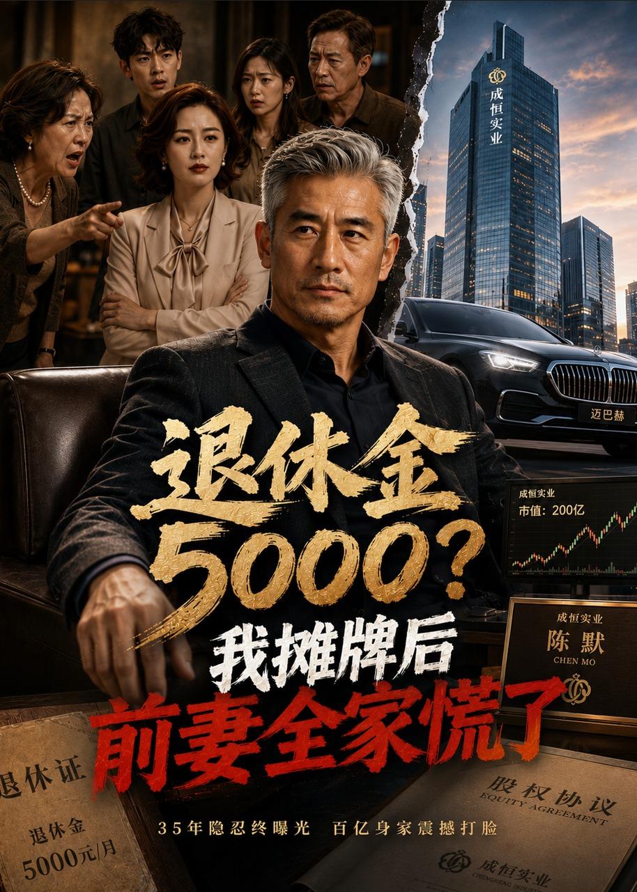 退休金5000？我摊牌后前妻全家慌了海报