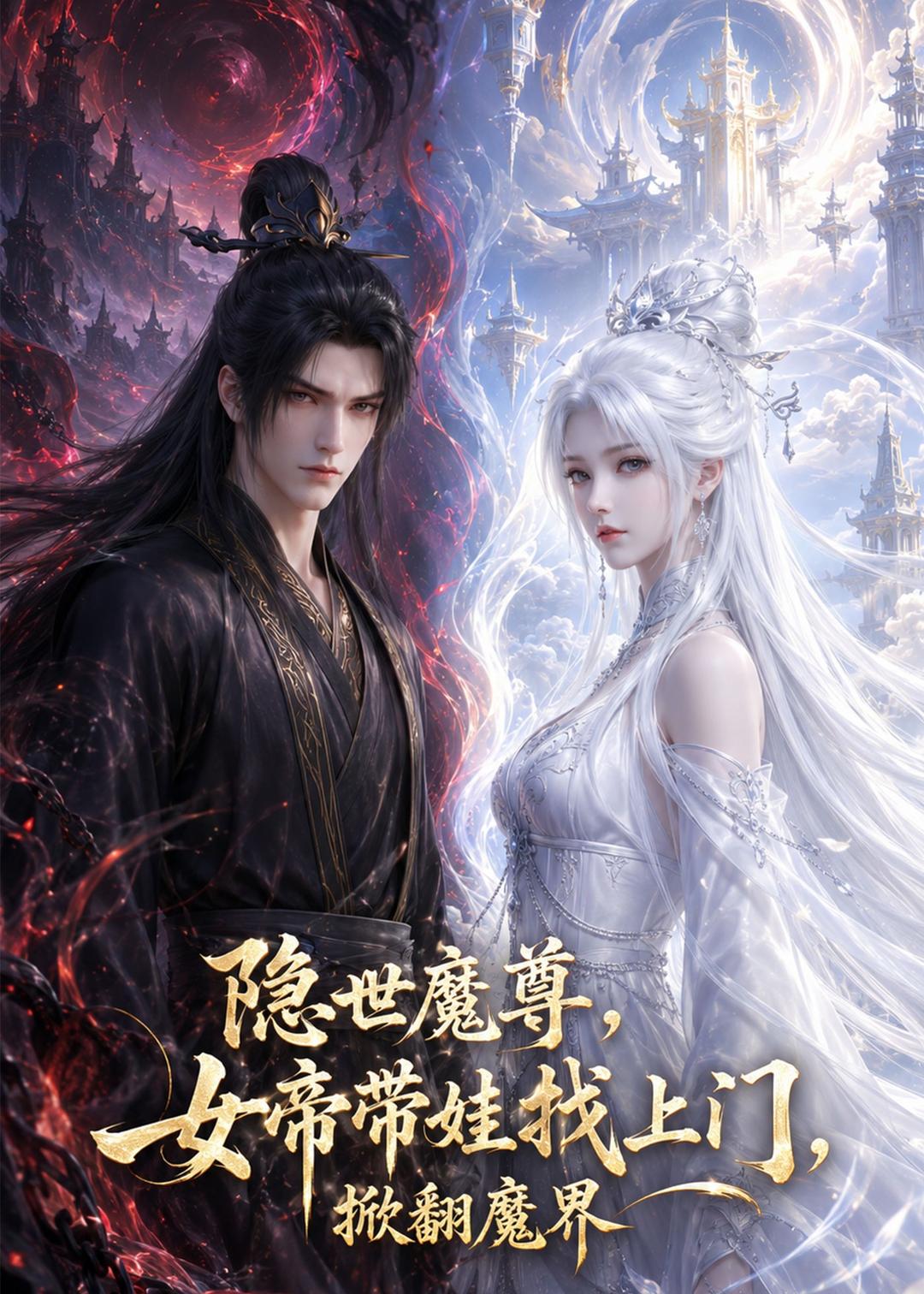 隐世魔尊，女帝带娃找上门，掀翻魔界海报