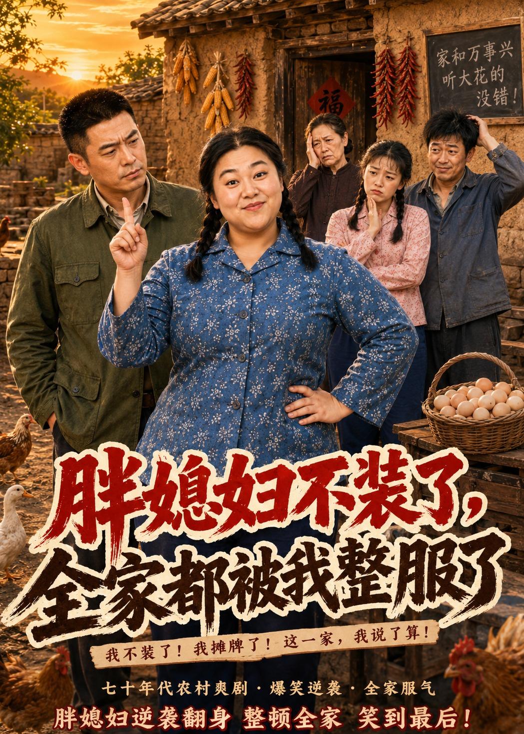 胖媳妇不装了，全家都被我整服了海报