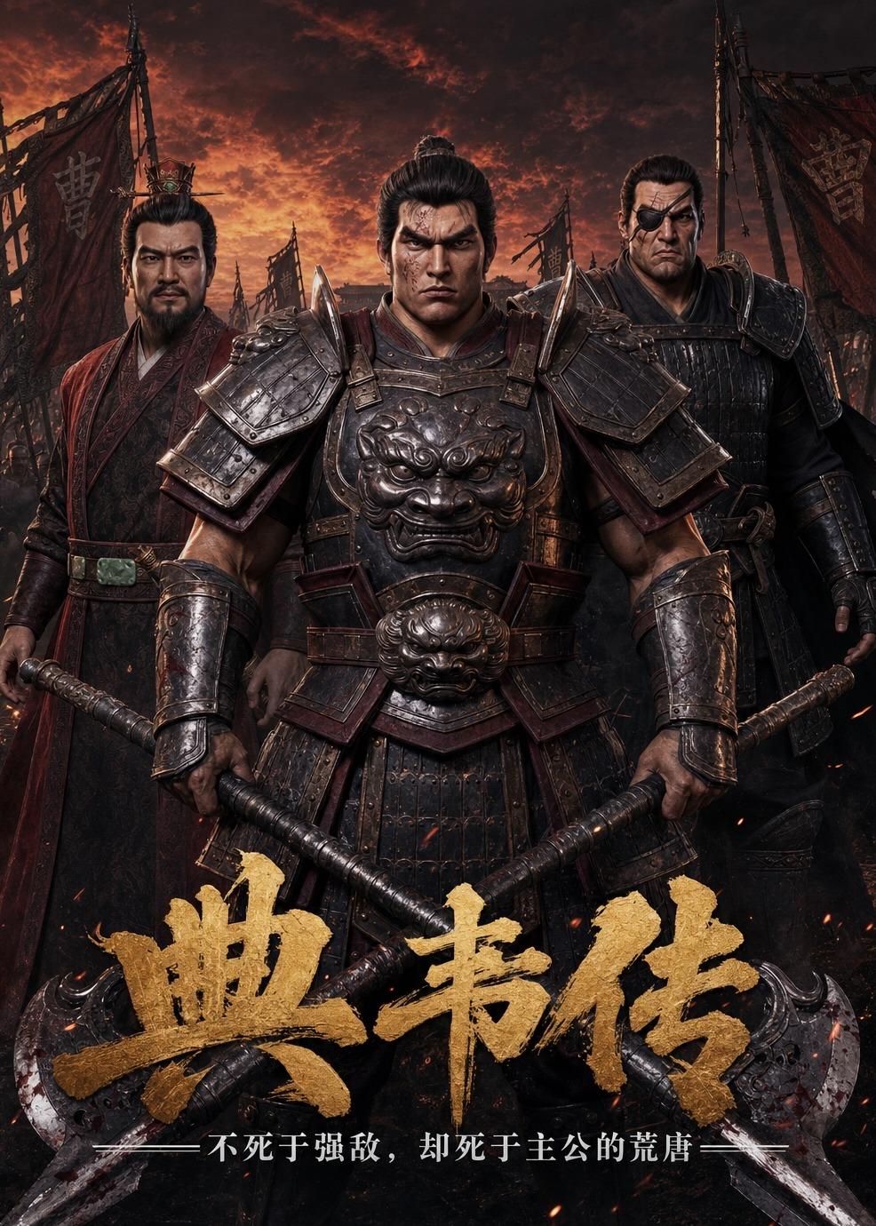 典韦传：不死于强敌，却死于主公的荒唐海报