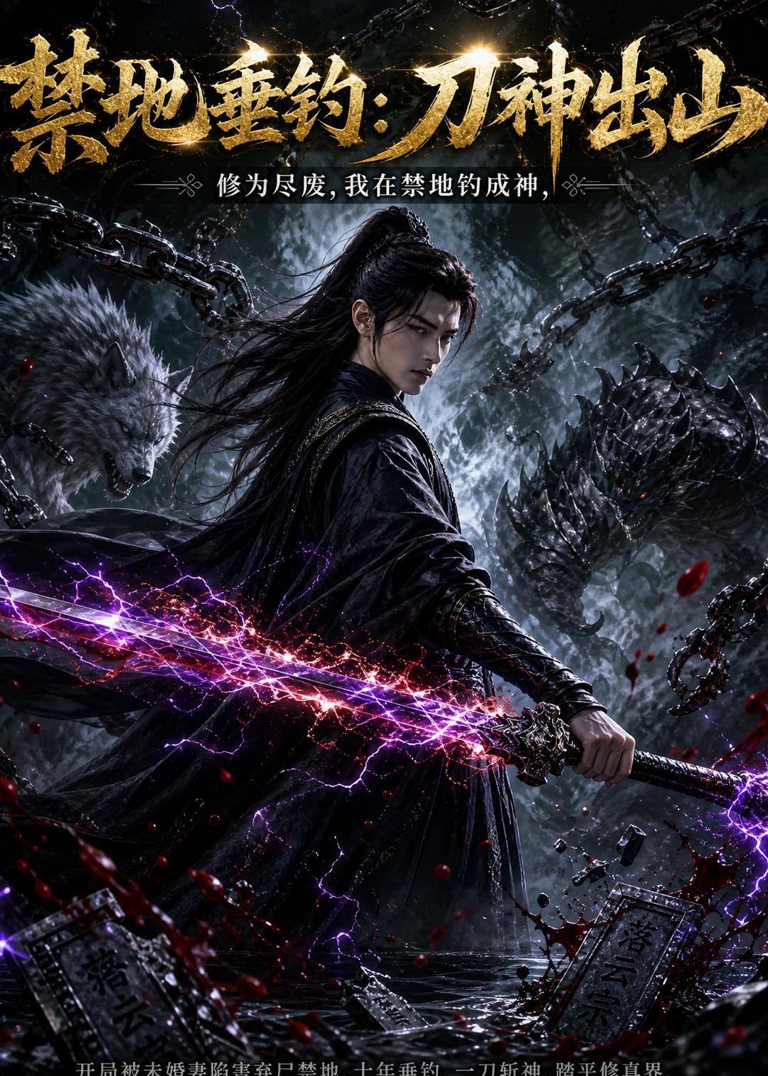 禁地垂钓：刀神出山海报