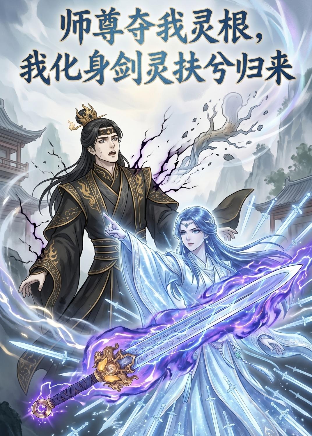 师尊夺我灵根，我化身剑灵扶兮归来海报