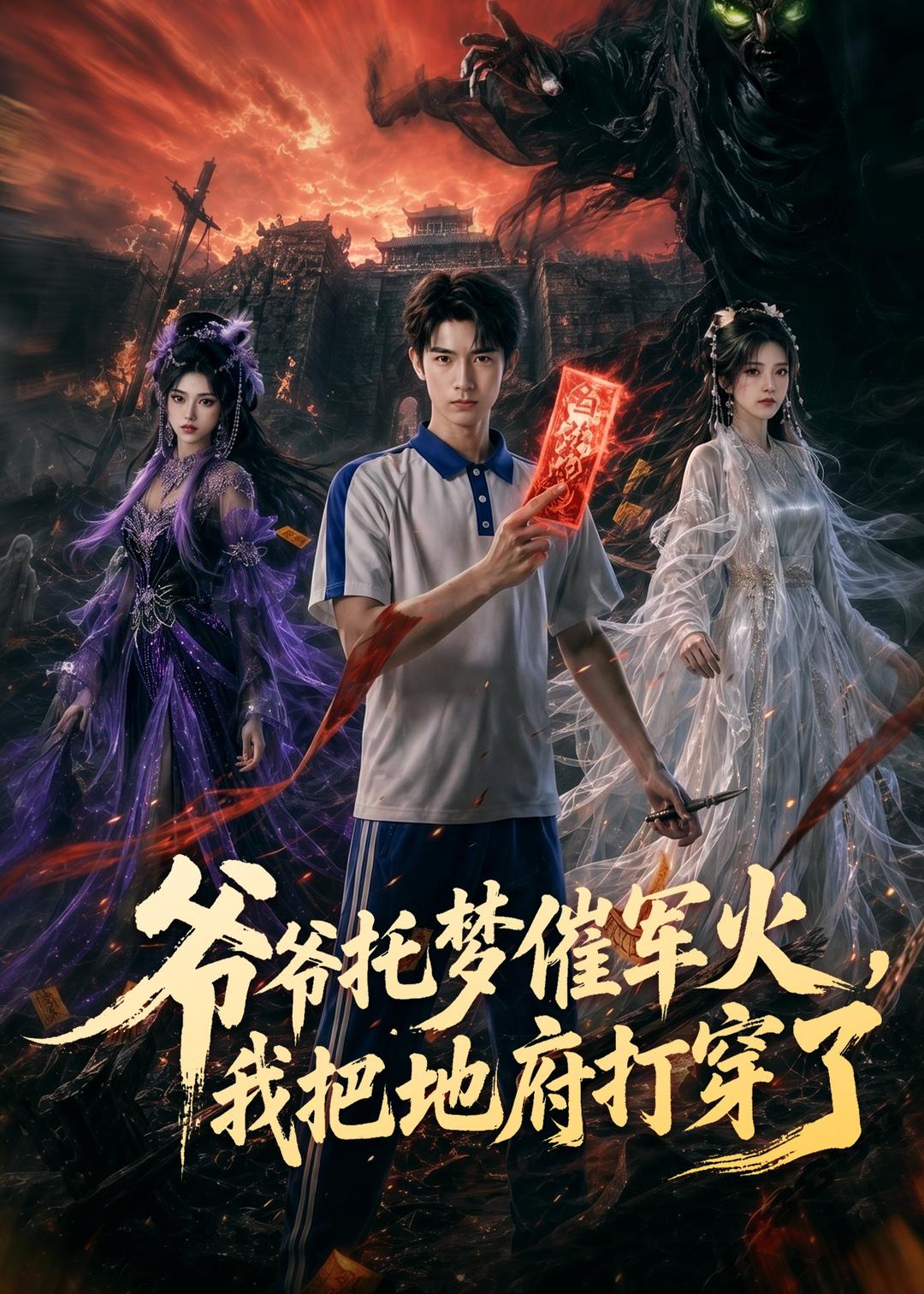 爷爷托梦催军火，我把地府打穿了海报