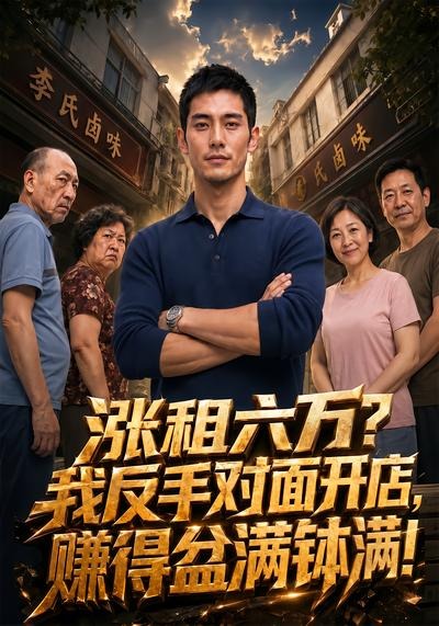 涨租六万？我反手对面开店，赚得盆满钵满！海报
