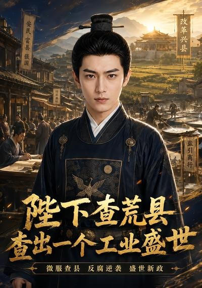 陛下查荒县，查出一个工业盛世海报