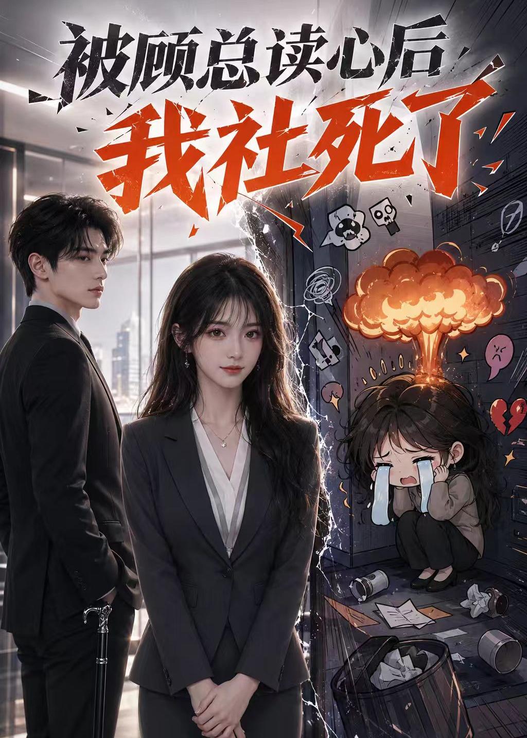 被顾总读心后，我社死了海报