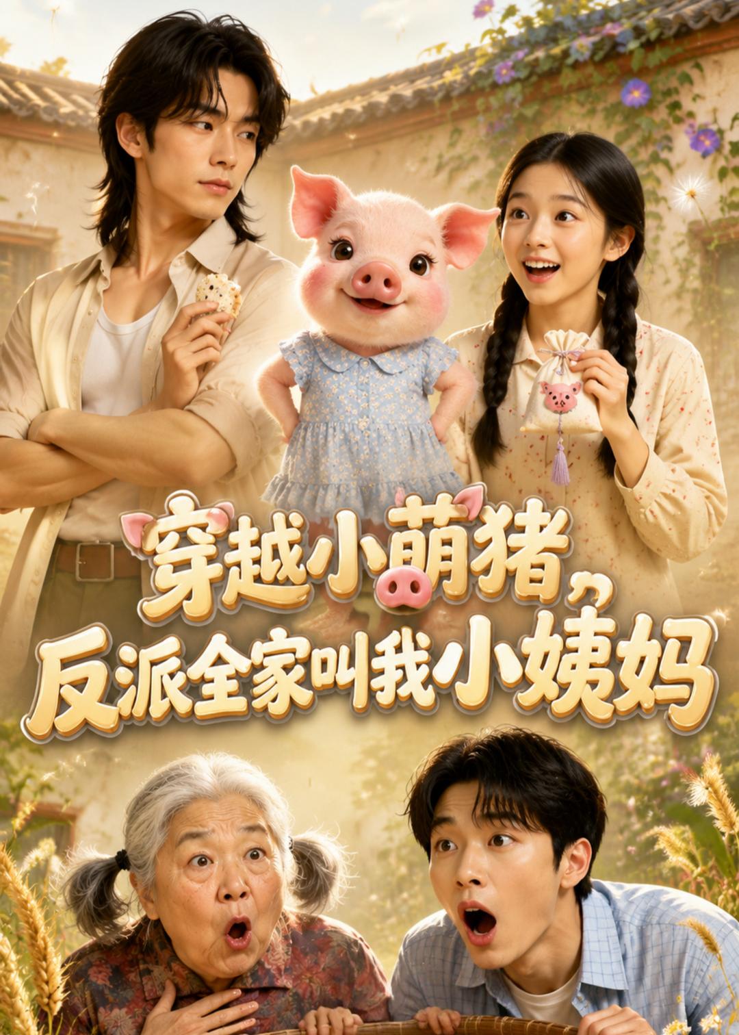 穿越小萌猪，反派全家叫我小姨妈！海报