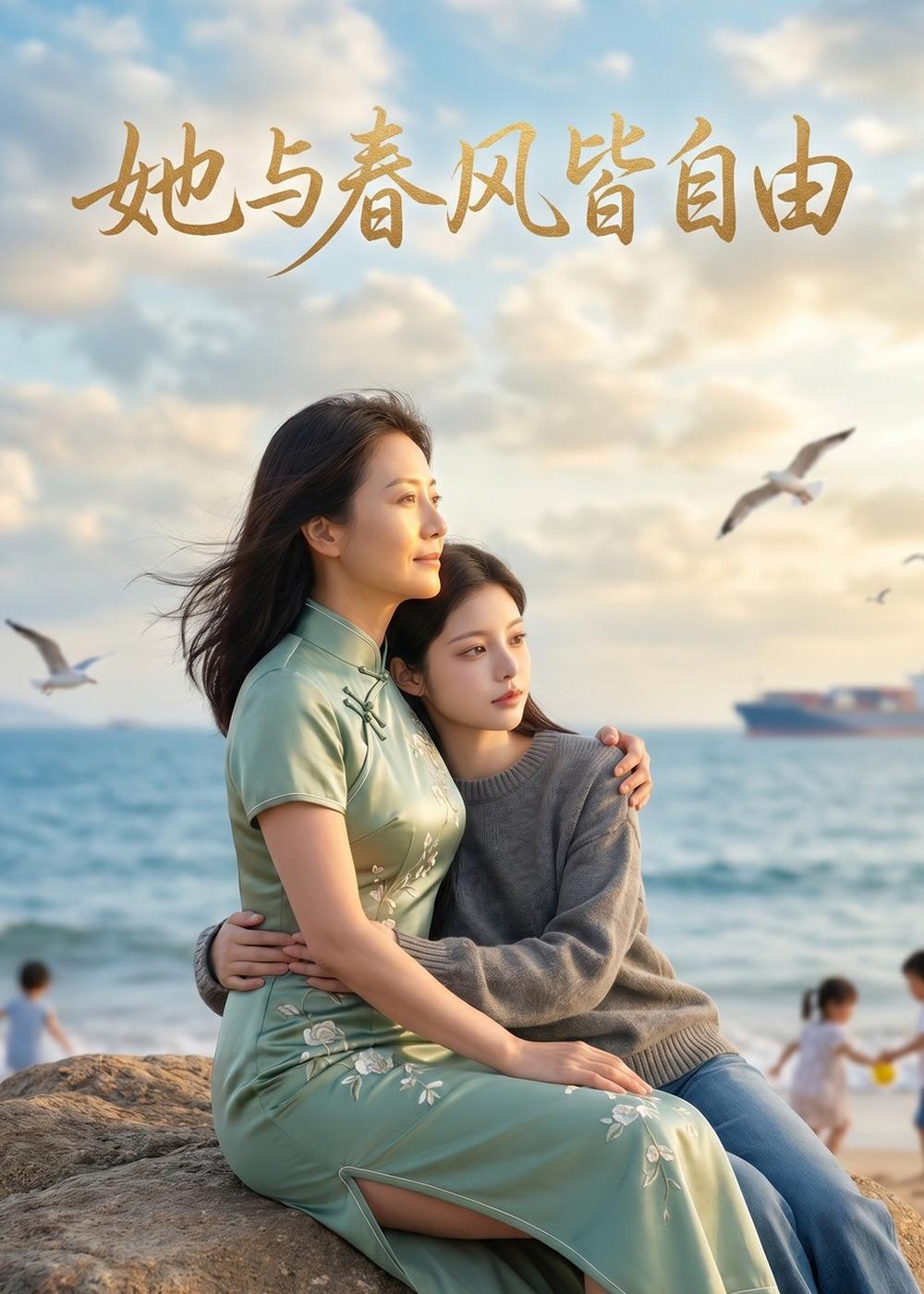 她与春风皆自由海报