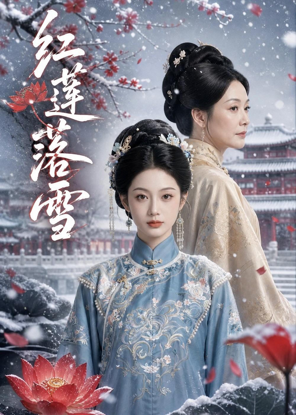 红莲落雪海报
