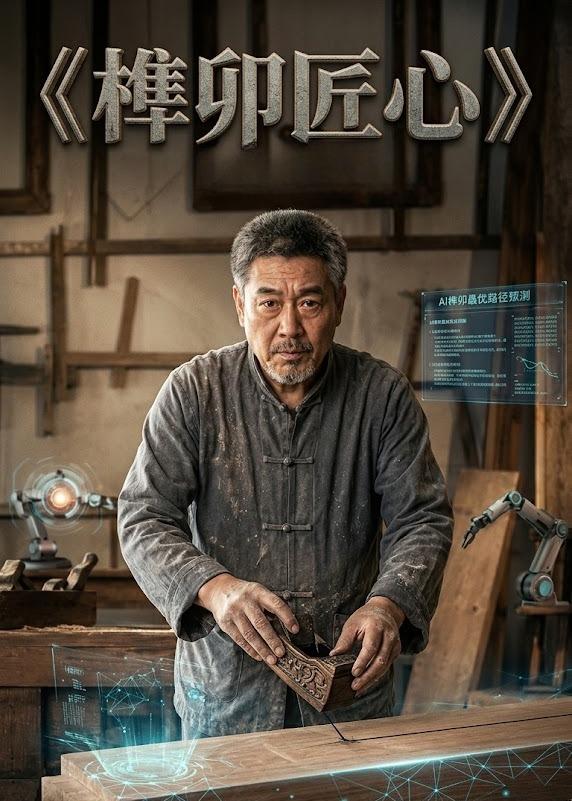 榫卯匠心海报