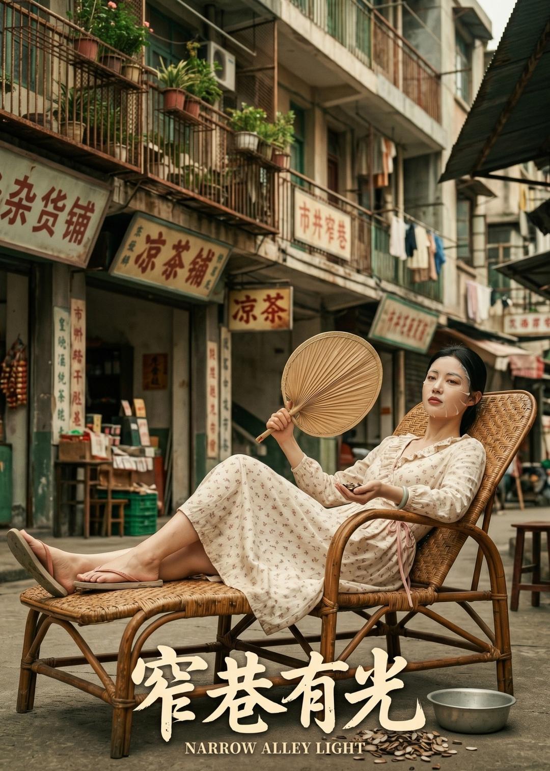 窄巷有光海报
