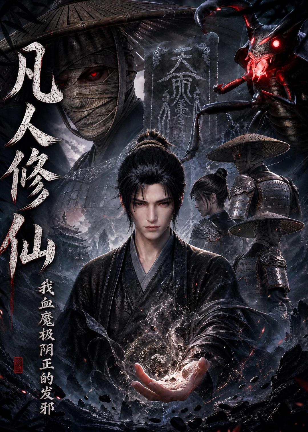 凡人修仙，我血魔极阴正的发邪海报