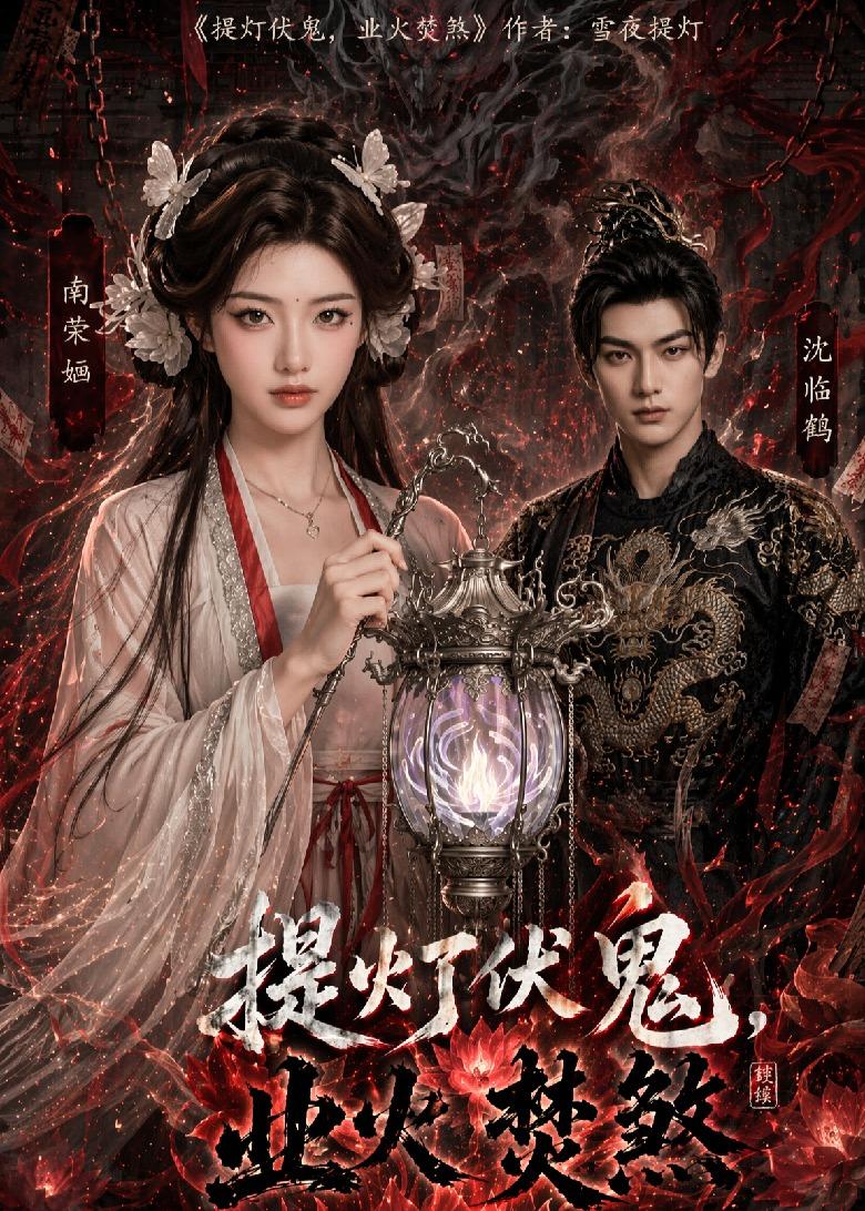 提灯伏鬼，业火焚煞海报