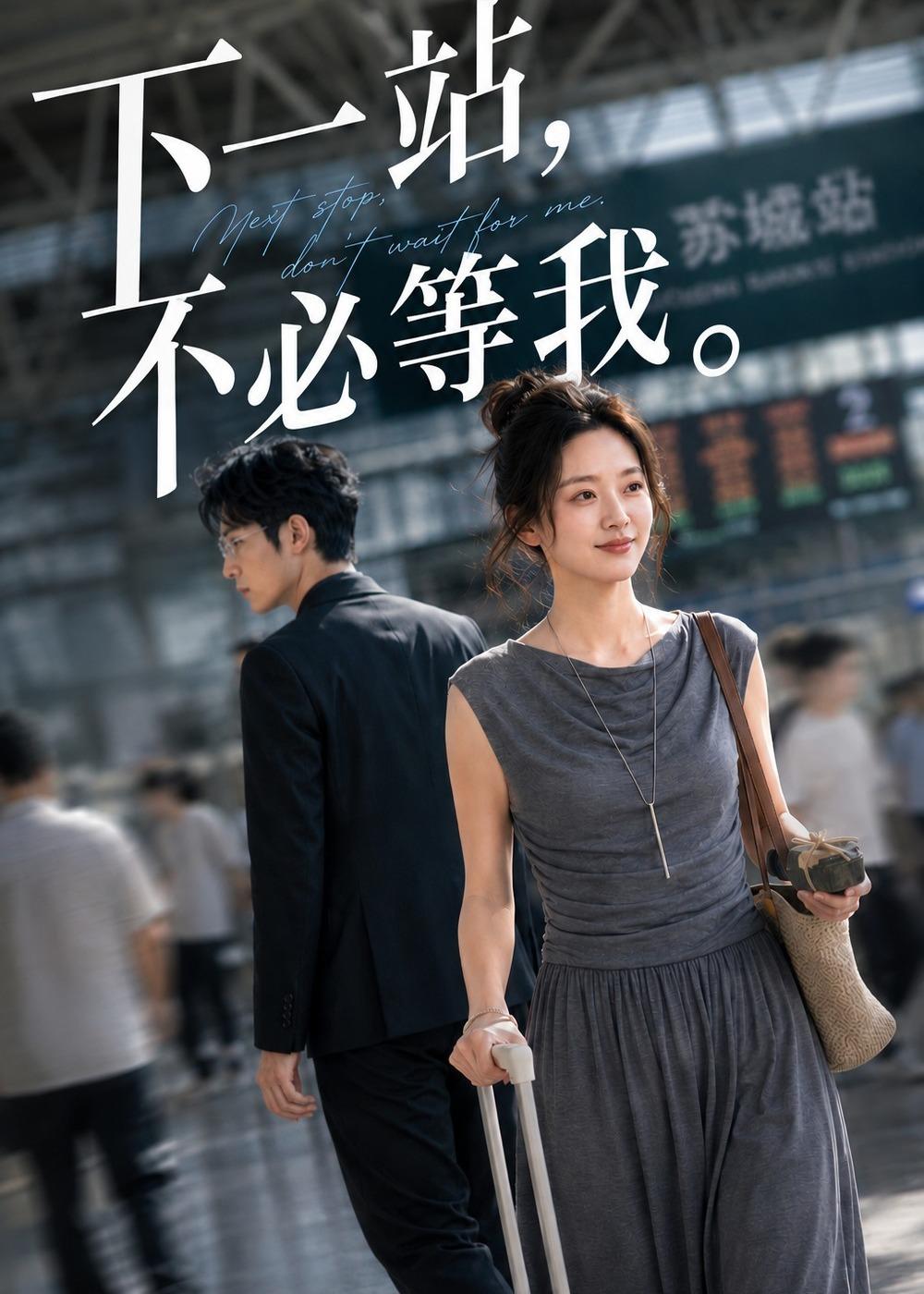 下一站，不必等我海报