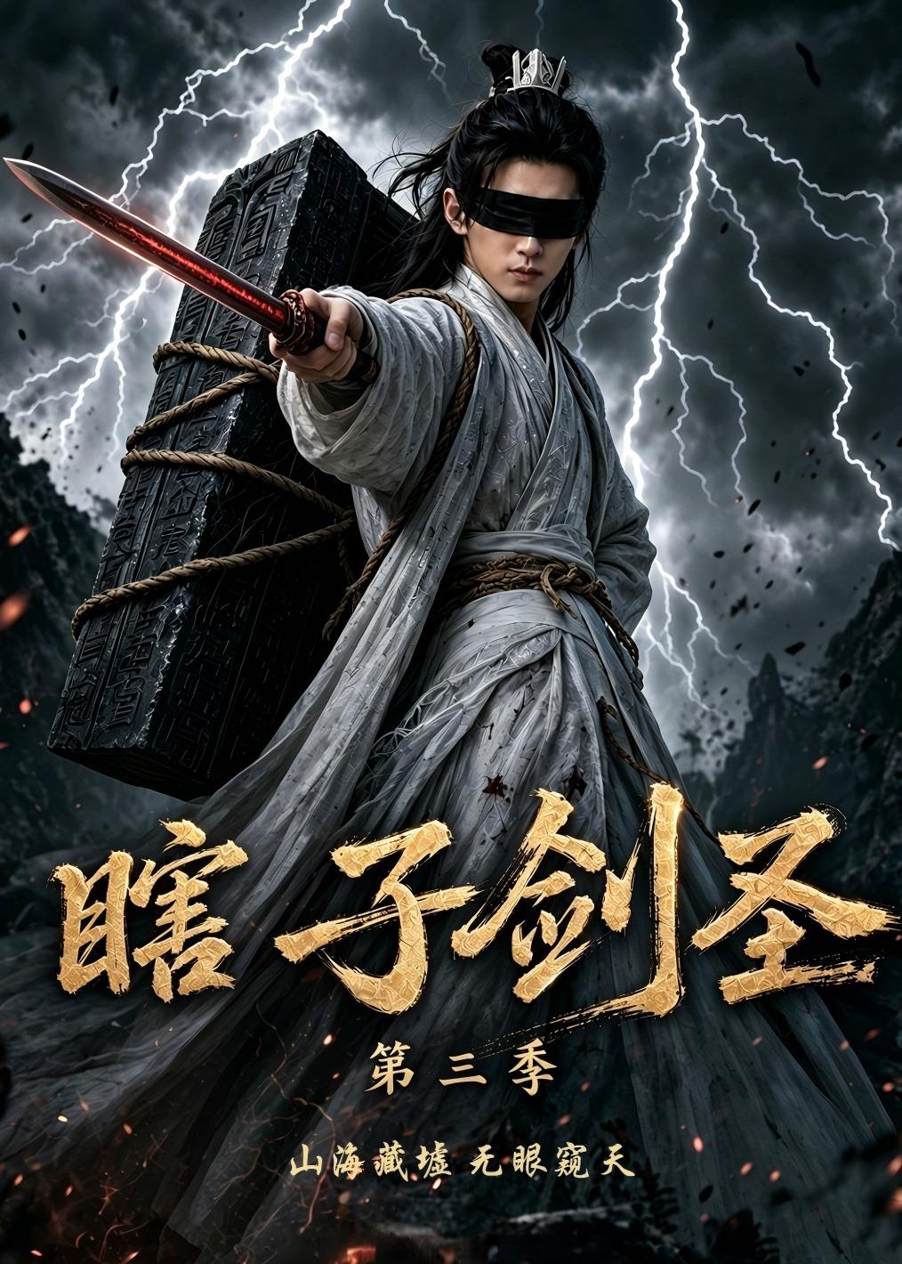 瞎子剑圣第三季，山海藏墟，无眼窥天海报