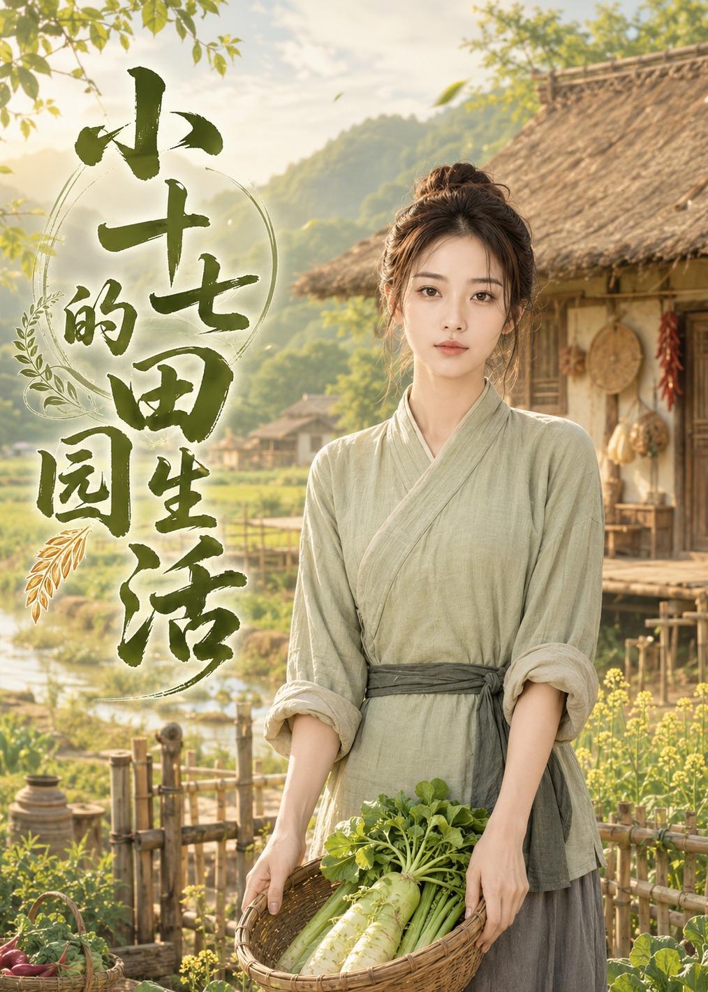 小十七的田园生活海报