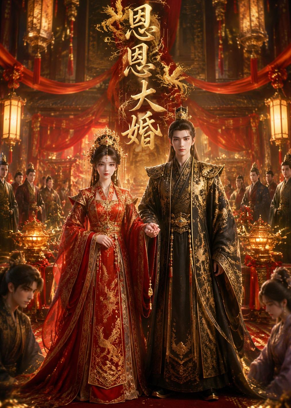 恩恩大婚海报