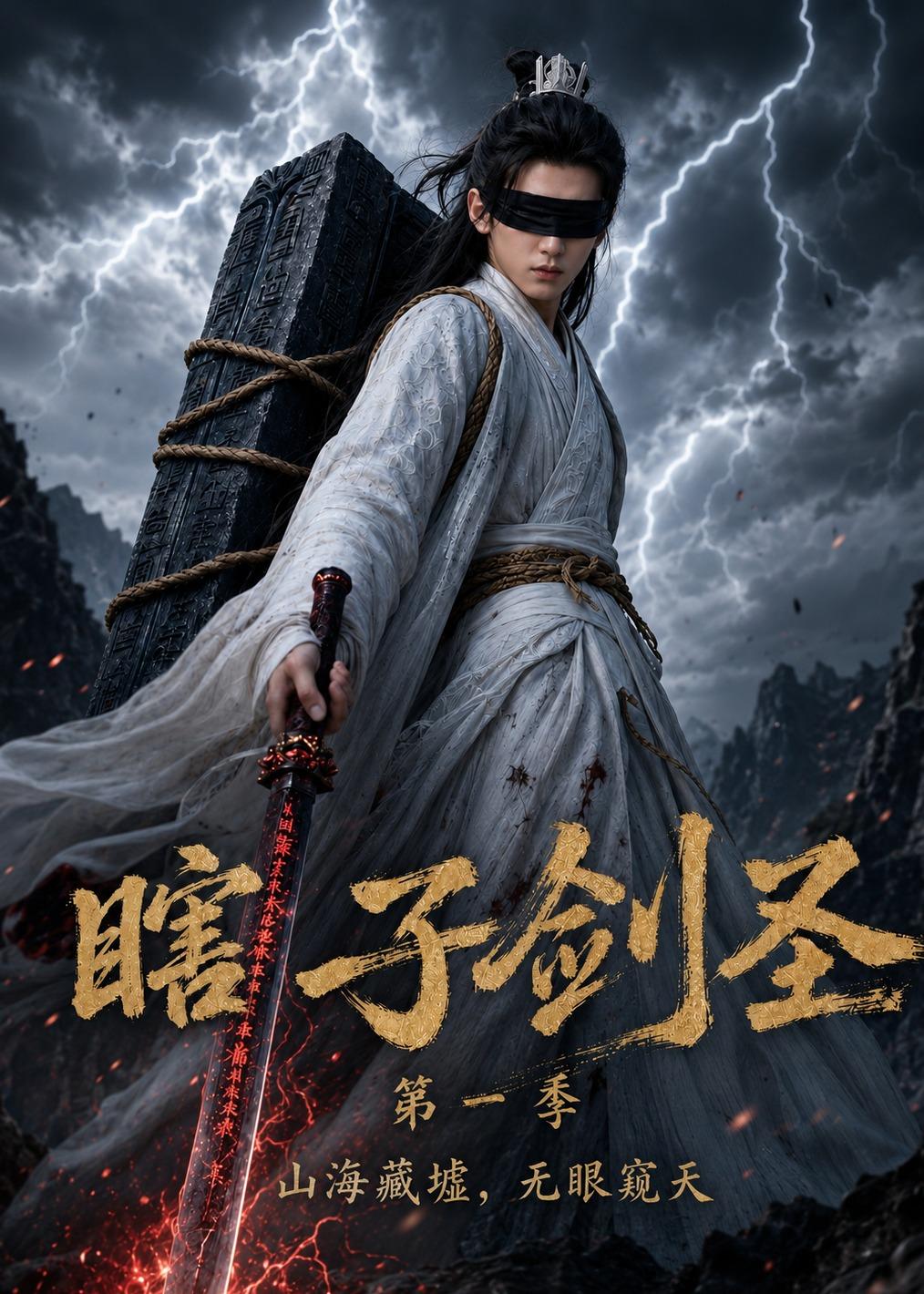 瞎子剑圣第一季，山海藏墟，无眼窥天海报