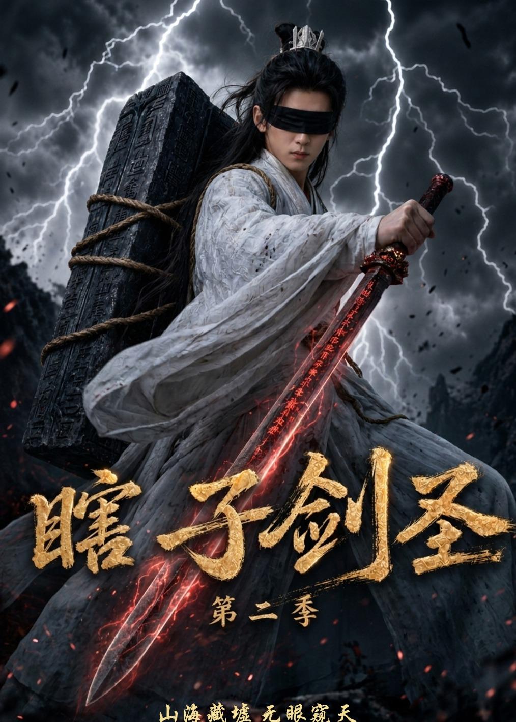 瞎子剑圣第二季，山海藏墟，无眼窥天海报