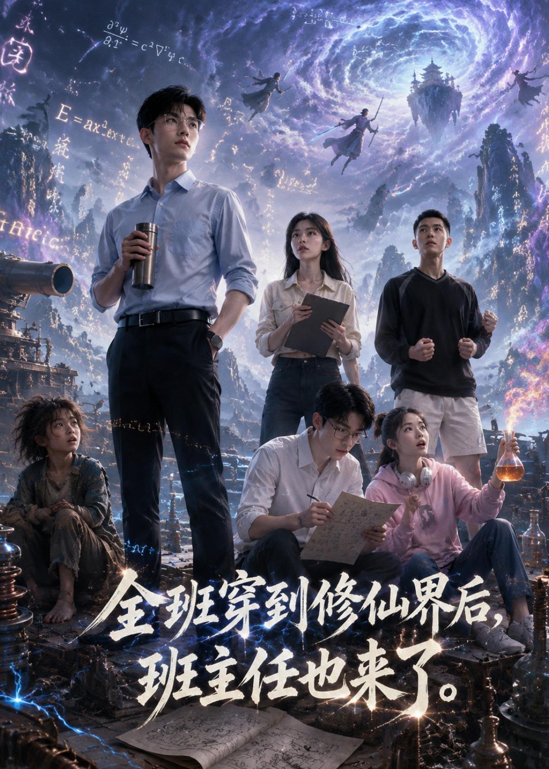 全班穿到修仙界后，班主任也来了海报