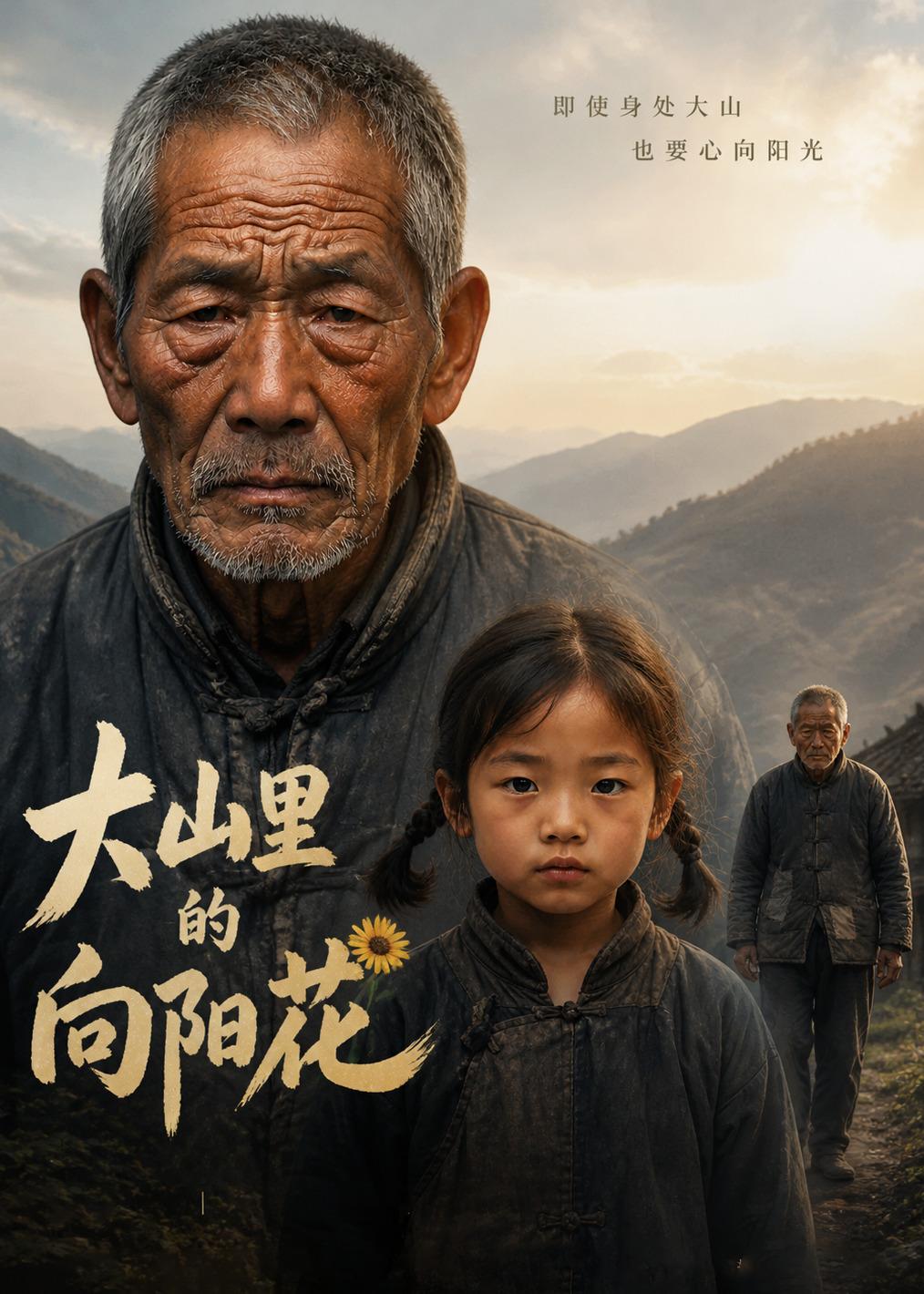 大山里的向阳花海报