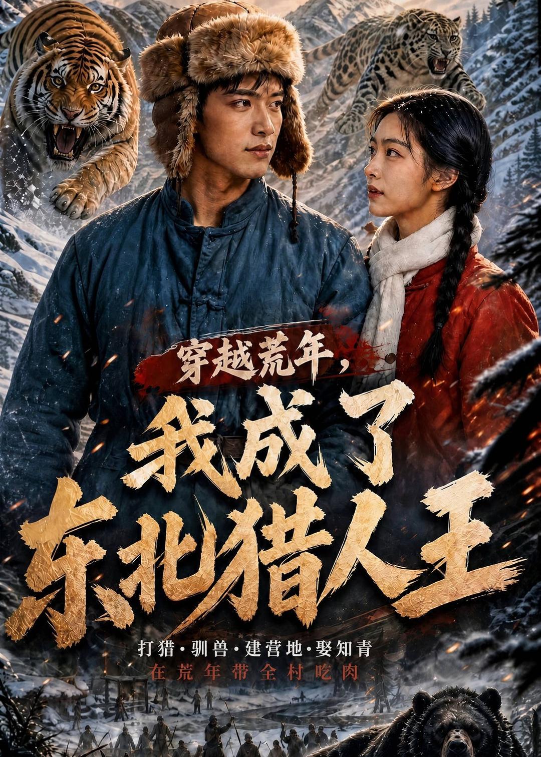 穿越荒年，我成了东北猎人王海报