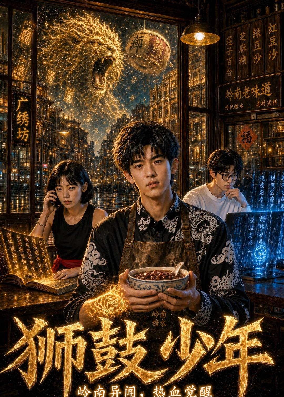 狮鼓少年海报
