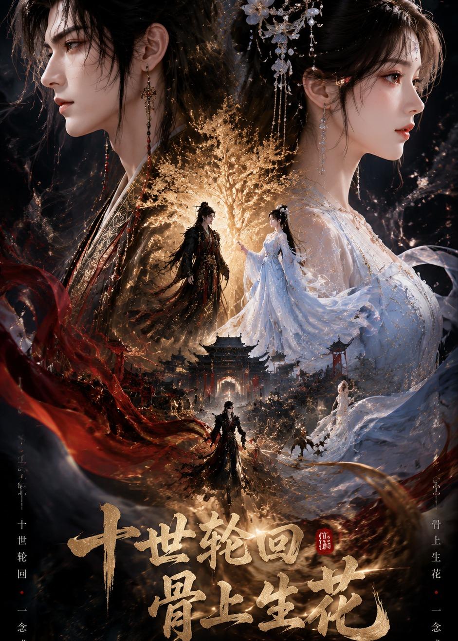 十世轮回，骨上生花海报