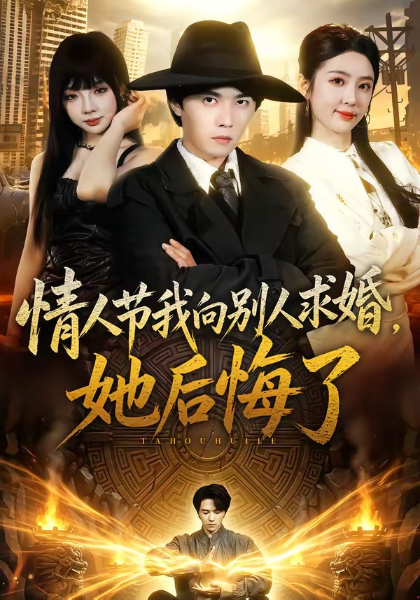 情人节我向别人求婚，她后悔了海报