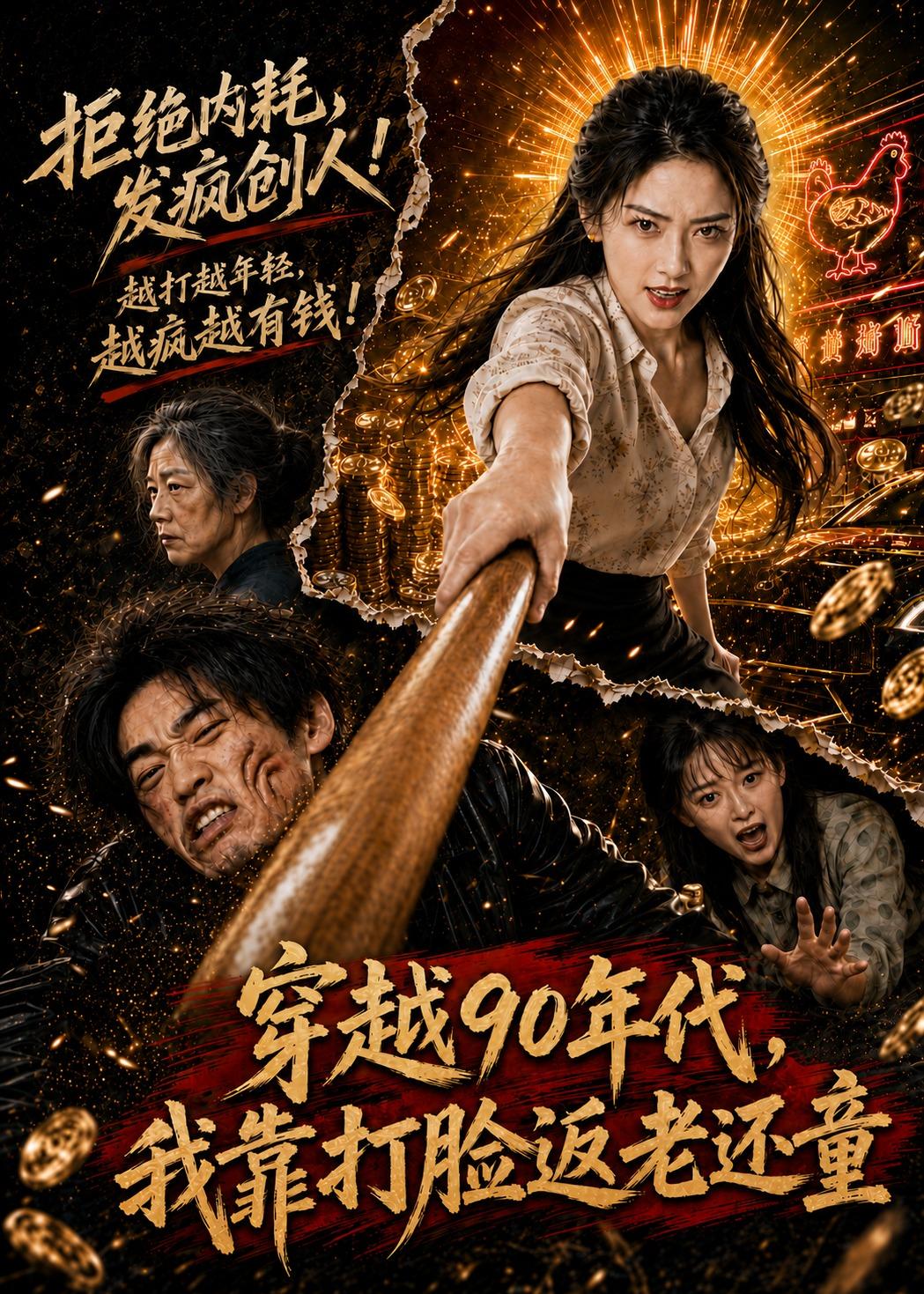穿越90年代，我靠打脸返老还童海报