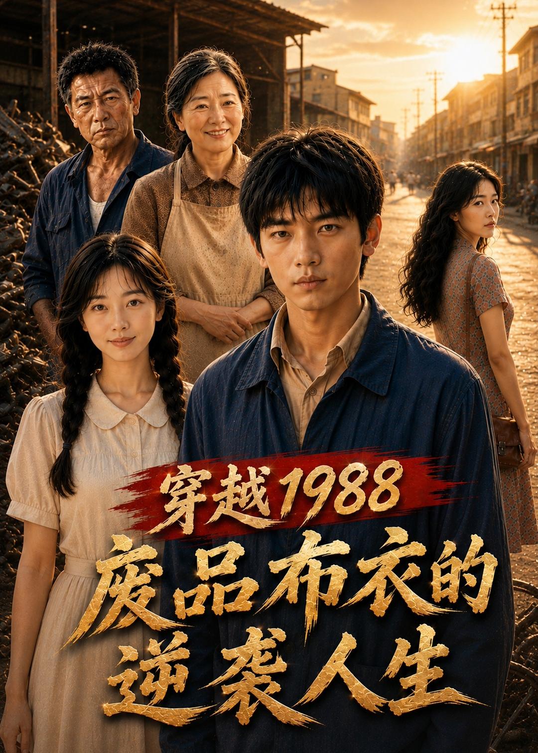 穿越1988：废品布衣的逆袭人生海报