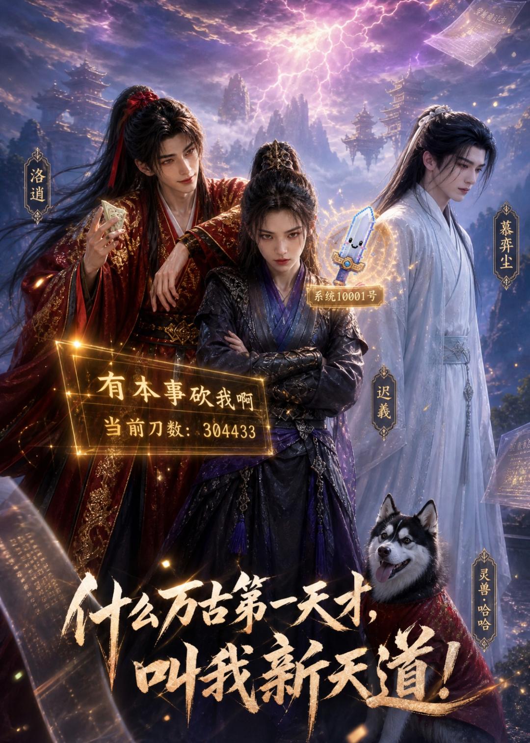 什么万古第一天才，叫我新天道海报