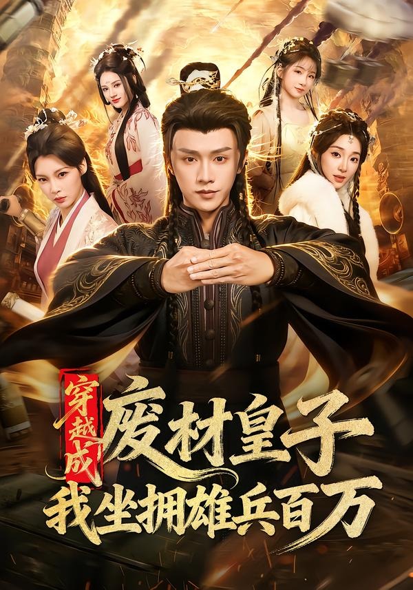 穿越成废材皇子，我坐拥雄兵百万海报