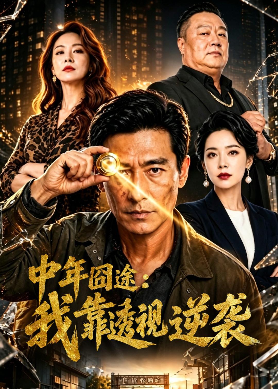 中年囧途：我靠透视逆袭海报