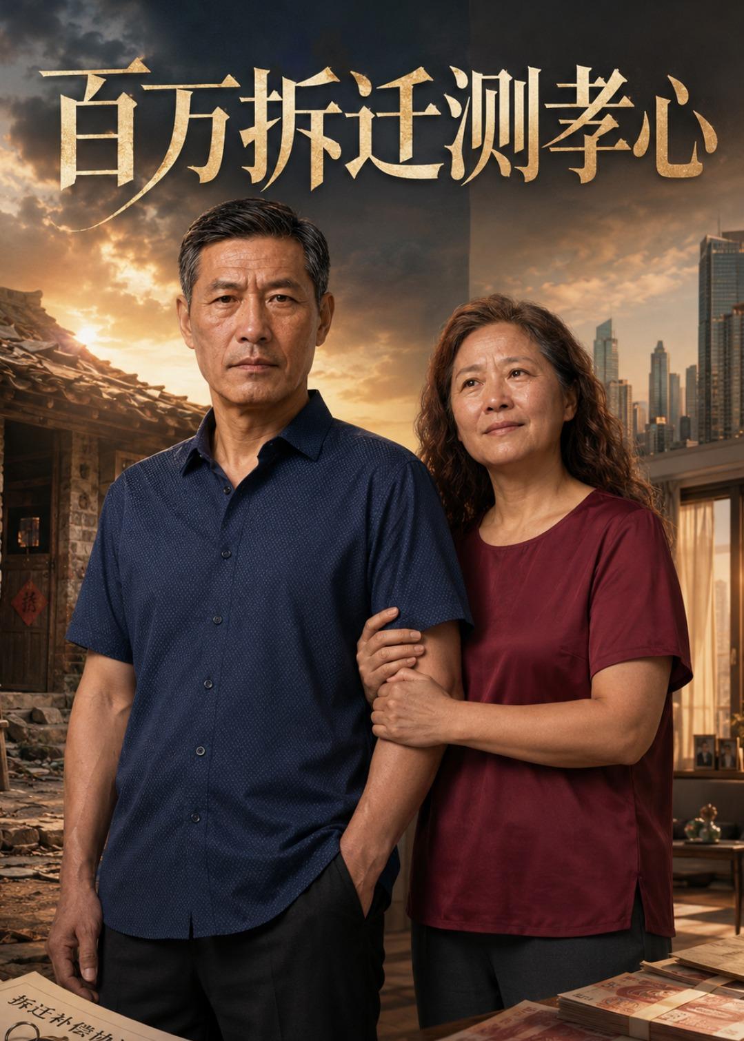 百万拆迁测孝心海报