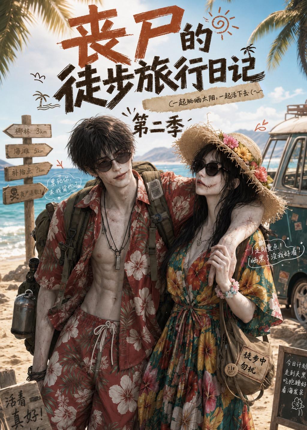 丧尸的徒步旅行日记第二季海报