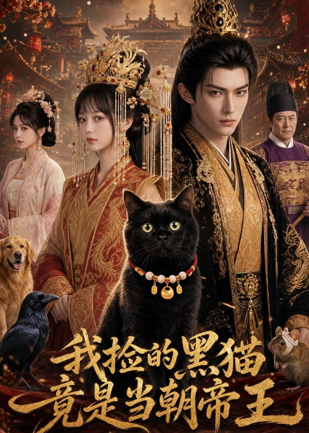 我捡的黑猫竟是当朝帝王海报