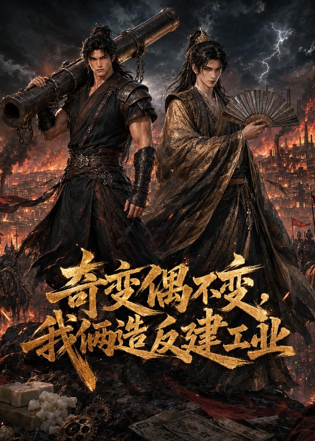 奇变偶不变，我俩造反建工业海报