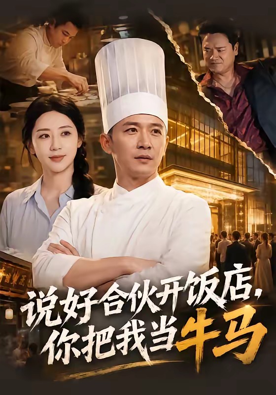 说好合伙开饭店，你把我当牛马海报