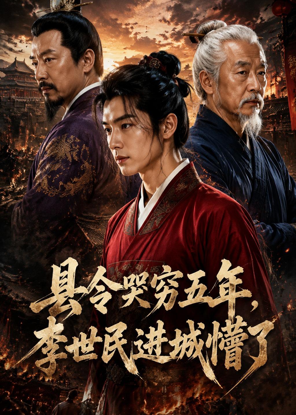 县令哭穷五年，李世民进城懵了海报